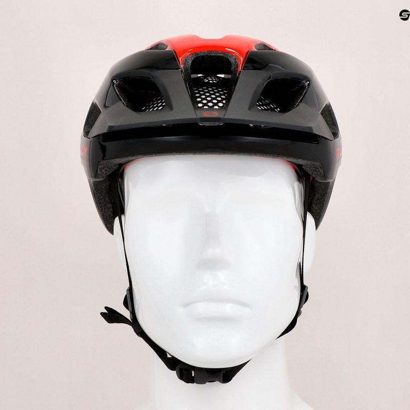 Casco da bici Rudy Project Crossway nero/rosso lucido 5