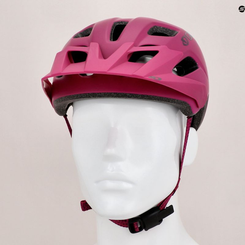 Casco da bici da strada Giro Verce rosa opaco 9