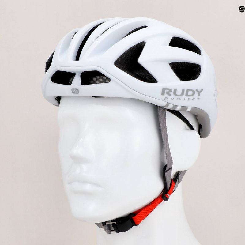 Casco da bicicletta Rudy Project Egos bianco opaco 13