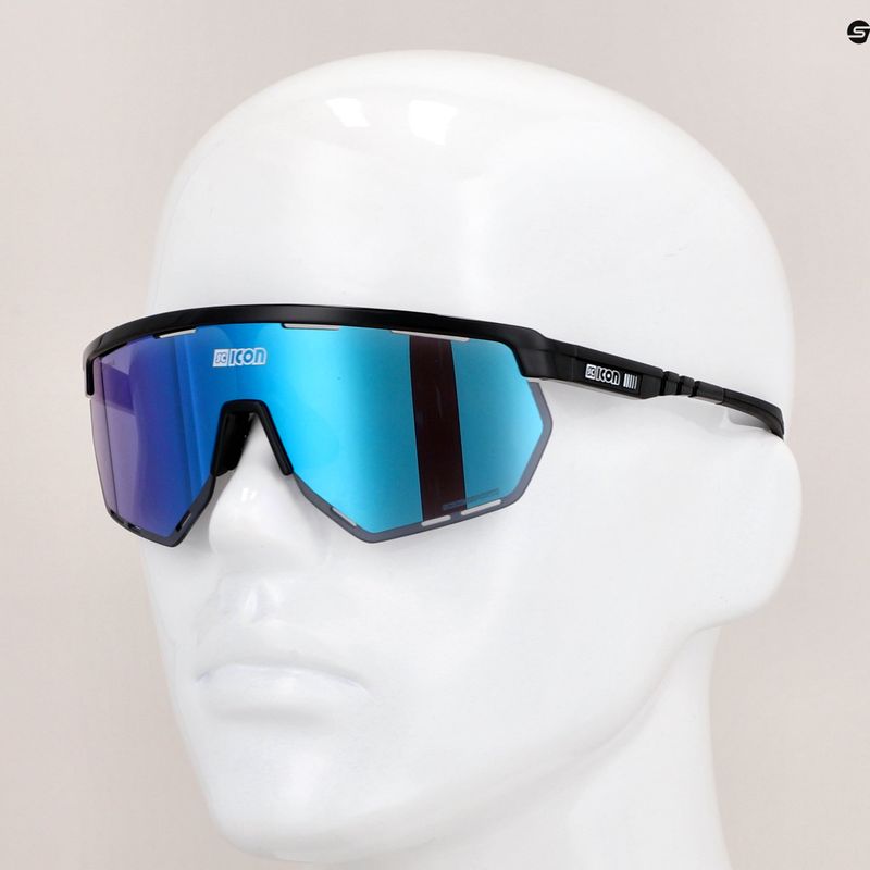 Occhiali da sole SCICON Aerowing nero lucido/scnpp blu multimirror 9