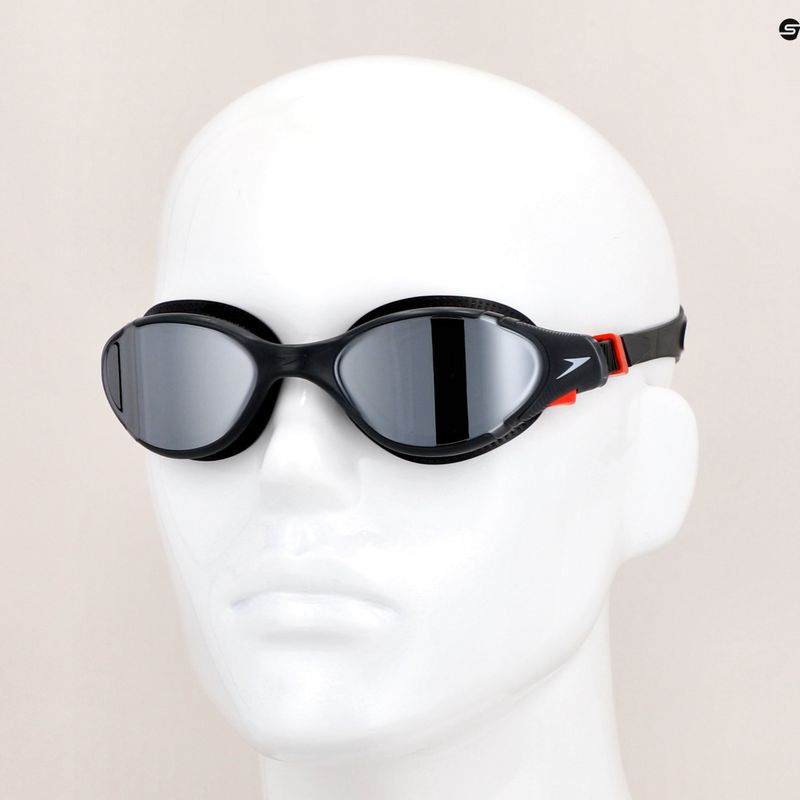 Occhiali da nuoto Speedo Biofuse 2.0 Mirror nero/rosso/cromo 11
