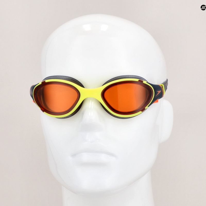 Occhialini da nuoto Speedo Biofuse 2.0 true navy/hyper/orange 8