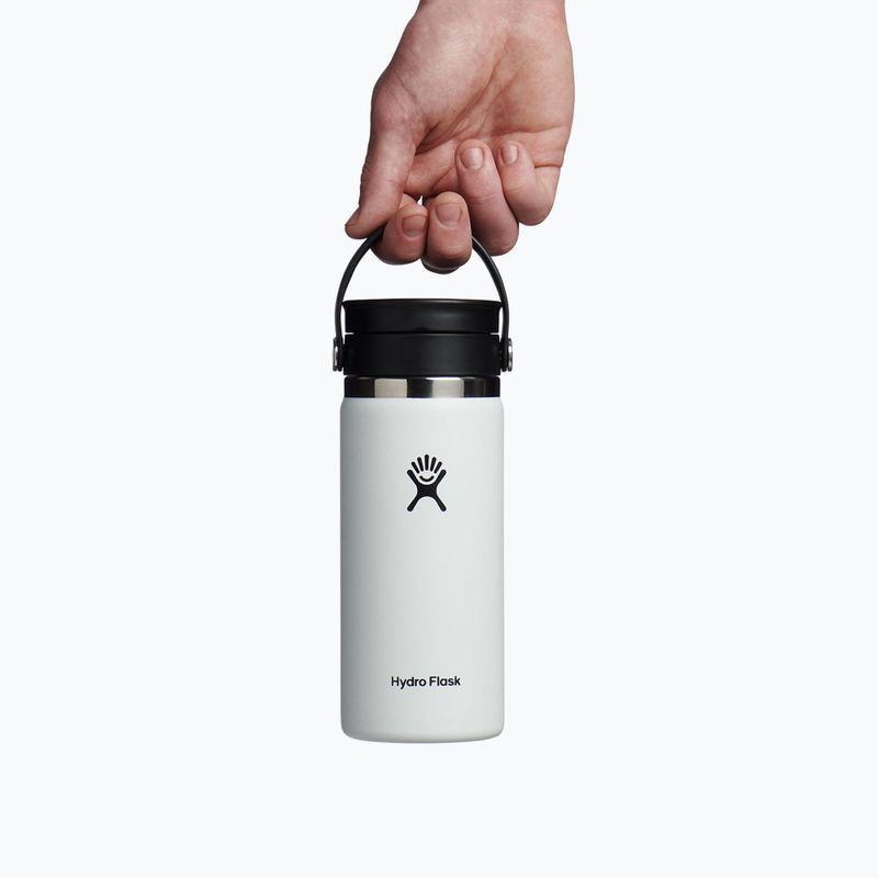 Bottiglia termica Hydro Flask Wide Flex Sip 470 ml bianco 6