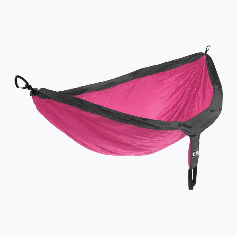 Amaca da trekking ENO DoubleNest carbone/fucsia