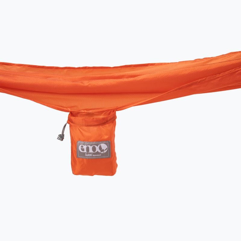 Amaca da trekking ENO Sub6 Ultralight arancione 6