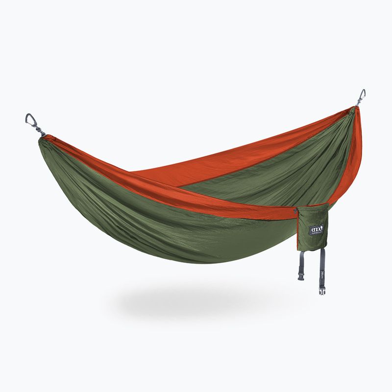 Amaca da trekking ENO Double Nest oliva/arancione