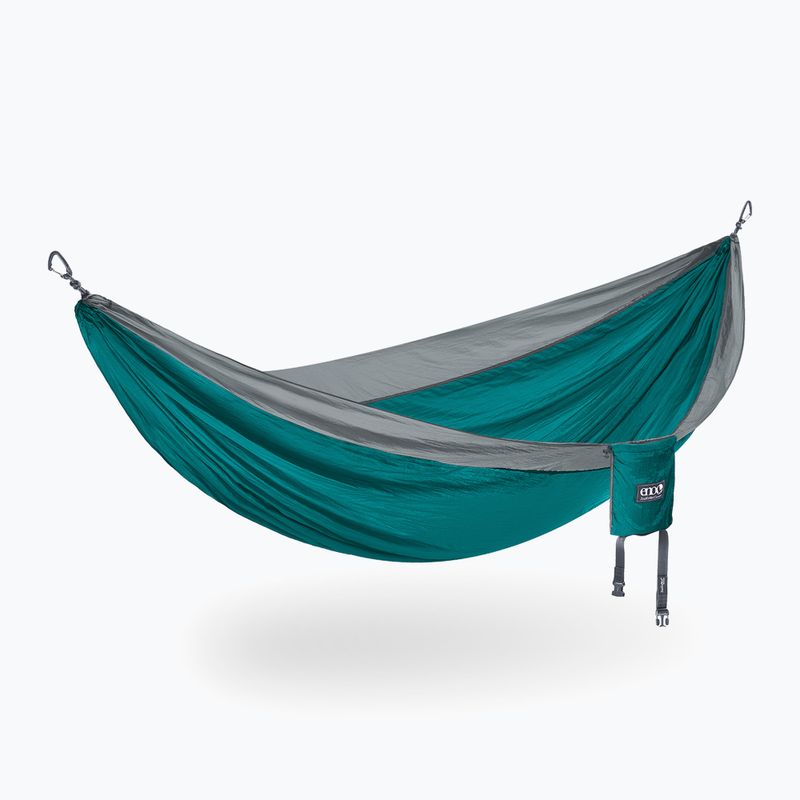 Amaca da trekking ENO DoubleNest grigio/fuliggine marina