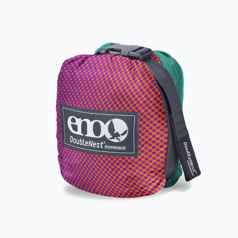 Amaca da escursione ENO Double Nest Print fade/seaglass 2