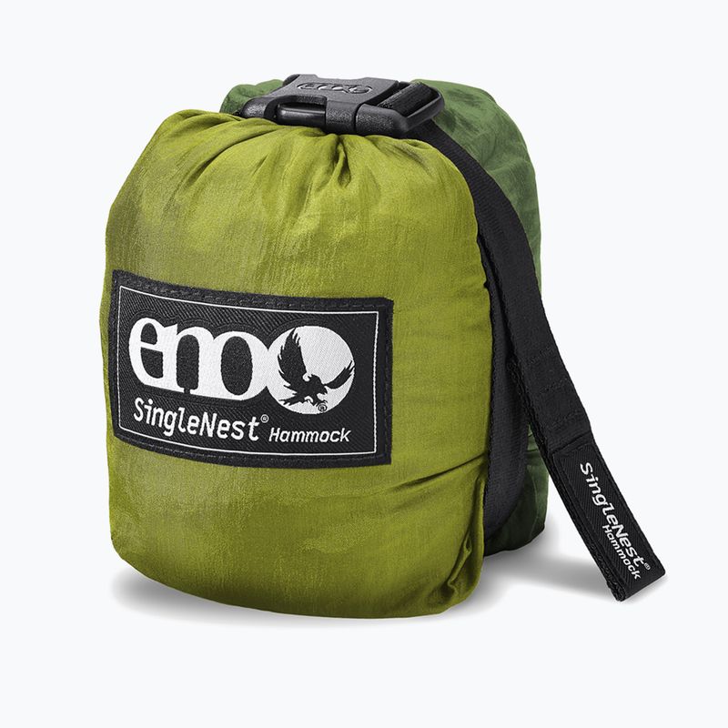 Amaca da trekking ENO Single Nest melone/oliva 2