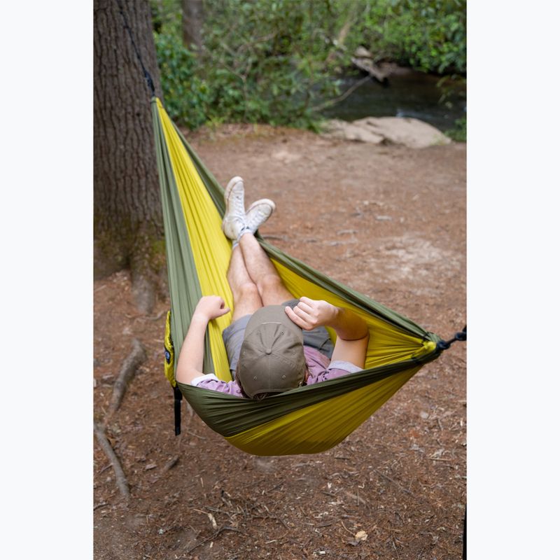 Amaca da trekking ENO Single Nest melone/oliva 3