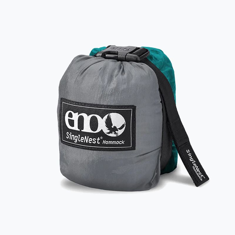 Amaca da trekking ENO Single Nest grigio/seafoam 2