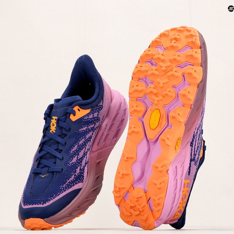 Scarpe da corsa da donna HOKA Speedgoat 5 bellwether blu/ciclamino 14