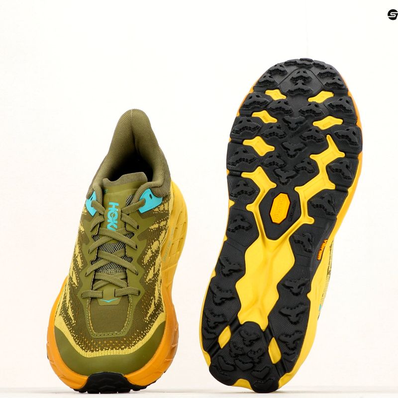 HOKA Speedgoat 5 scarpe da corsa da uomo avocado/frutto della passione 12