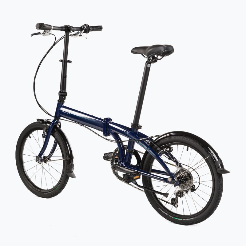 Bicicletta da città pieghevole Tern Link B7 navy 3