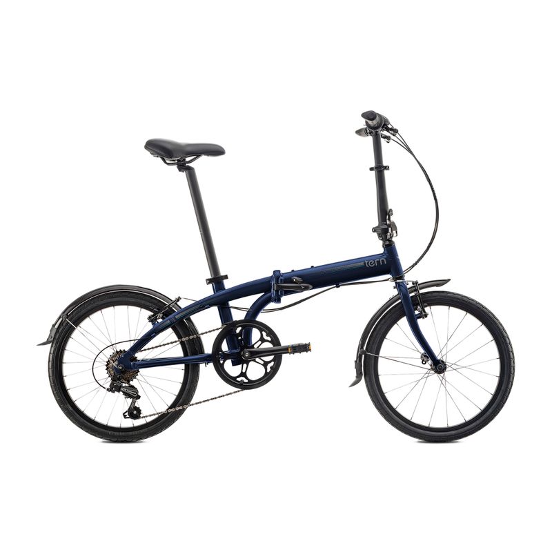 Bicicletta da città pieghevole Tern Link B7 navy 7