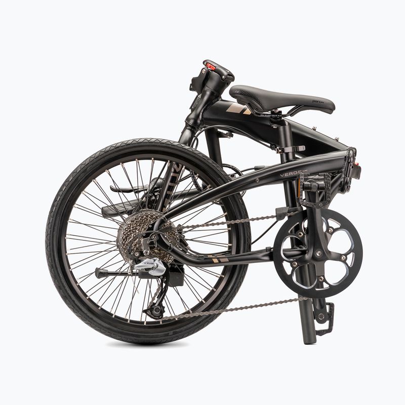 Bicicletta da città pieghevole Tern Verge D9 nera 2