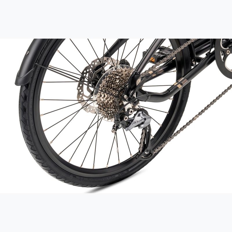 Bicicletta da città pieghevole Tern Verge D9 nera 6