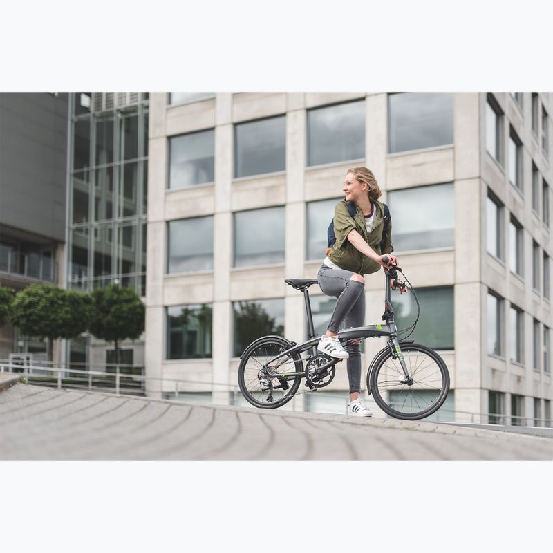 Bicicletta da città pieghevole Tern Verge D9 nera 7
