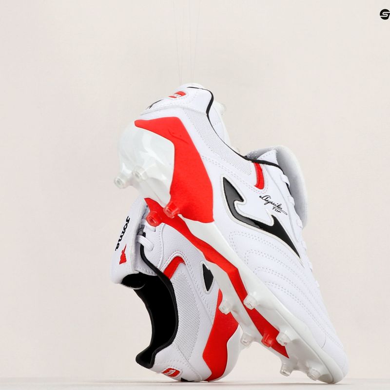 Scarpe da calcio Joma Aguila Cup FG uomo bianco/rosso 18