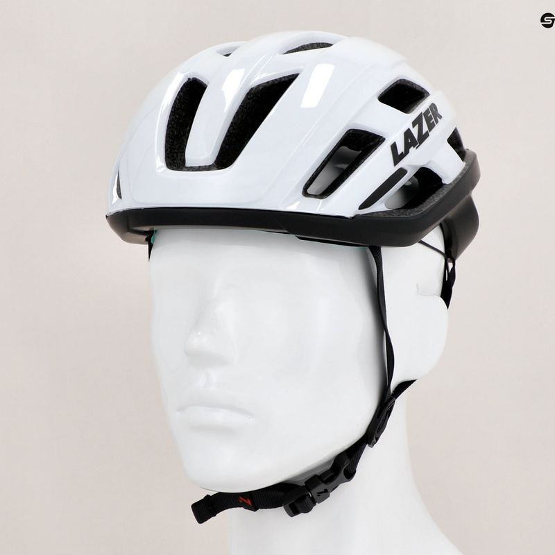 Casco da bicicletta Lazer Strada KC bianco 9