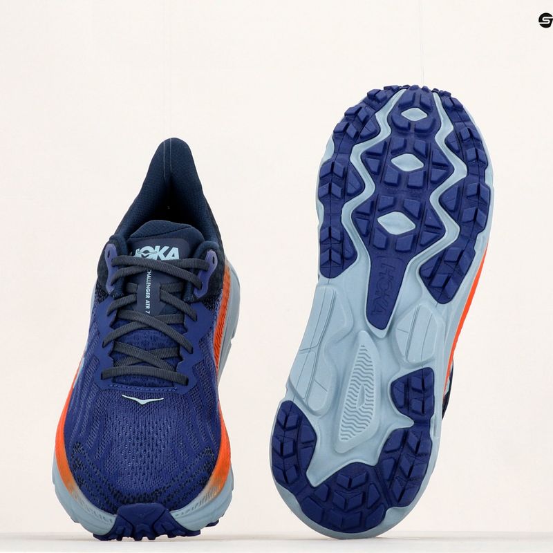 HOKA Challenger ATR 7 bellwether blu/pietra blu scarpe da corsa da uomo 12