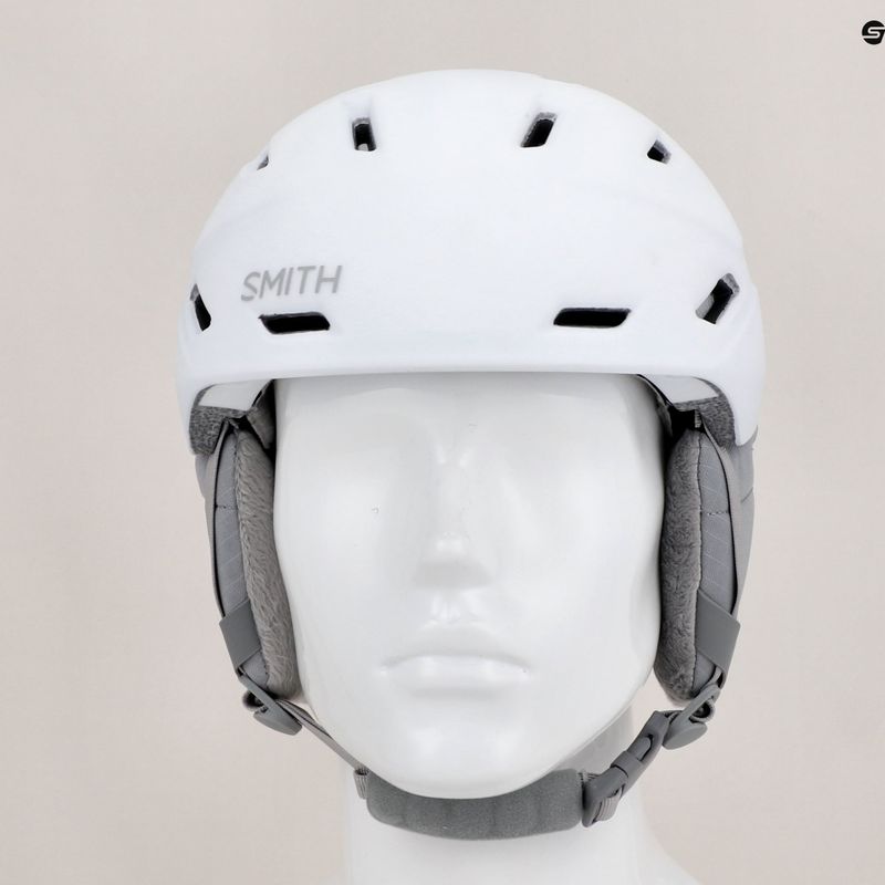 Casco da sci da donna Smith Mirage bianco opaco 9