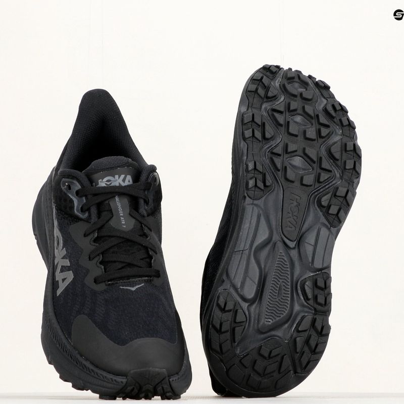 Scarpe da corsa da uomo HOKA Challenger ATR 7 GTX nero/nero 12