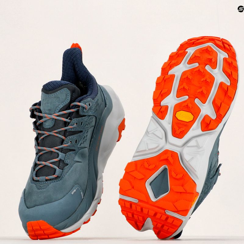 Scarpe da trekking da uomo HOKA Kaha 2 Low GTX blu folletto/nebbia di porto 21