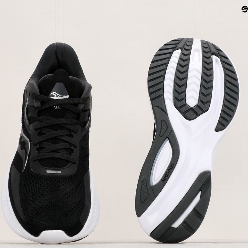 Scarpe da corsa da donna Saucony Guide 15 nero/bianco 14