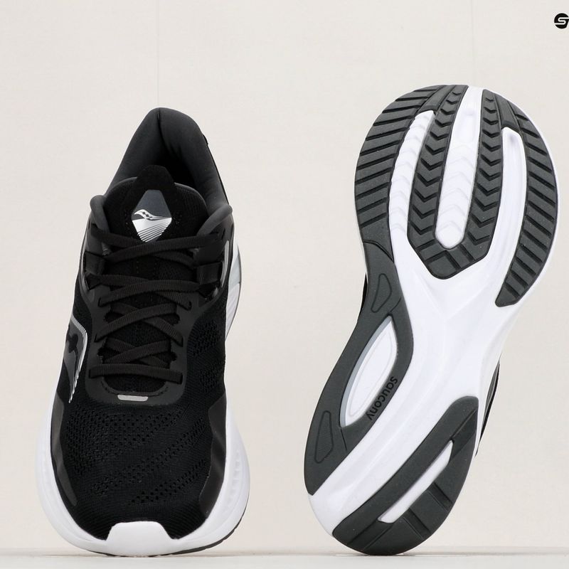 Scarpe da corsa Saucony Guide 15 nero/bianco da uomo 17