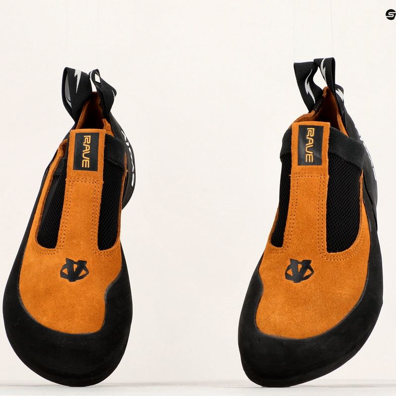 Scarpe da arrampicata Evolv Rave golden yam da uomo 6
