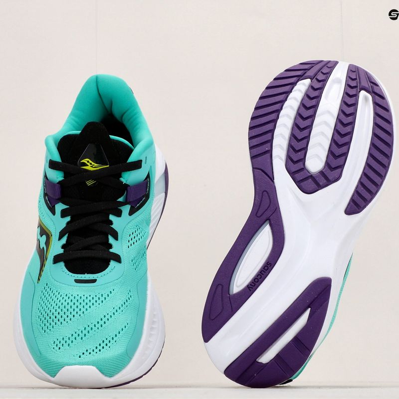 Scarpe da corsa Saucony Guide 15 menta fresca/acido da donna 12