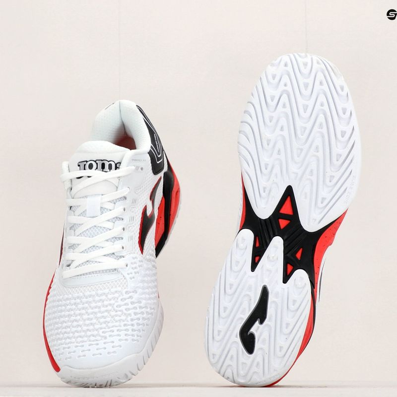 Scarpe da tennis da uomo Joma Ace T 2302 Clay bianco/rosso 12