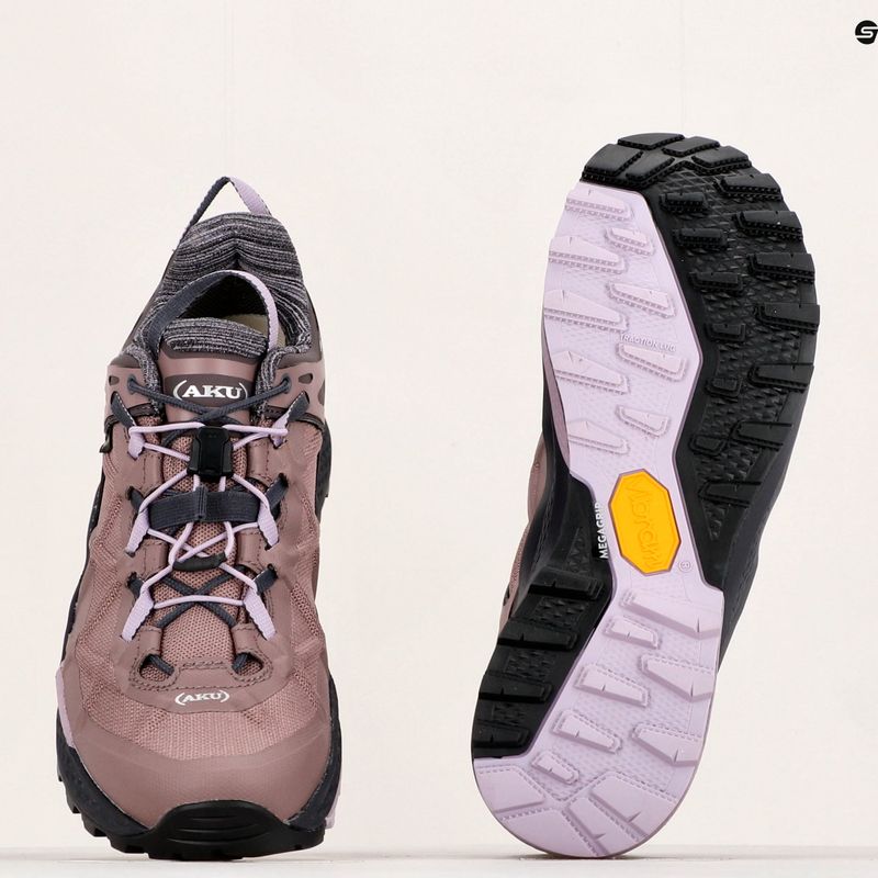 Stivali da trekking AKU Rocket DFS GTX rosa polvere/lilla per donna 14