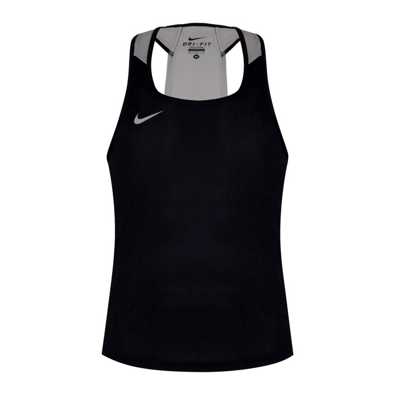 Canotta da allenamento da uomo Nike Boxing Tank nero/pewter