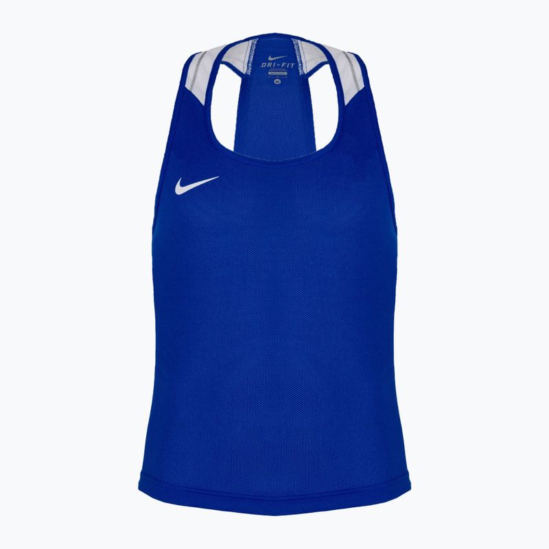 Canotta da allenamento da uomo Nike Boxing Tank royal/bianco