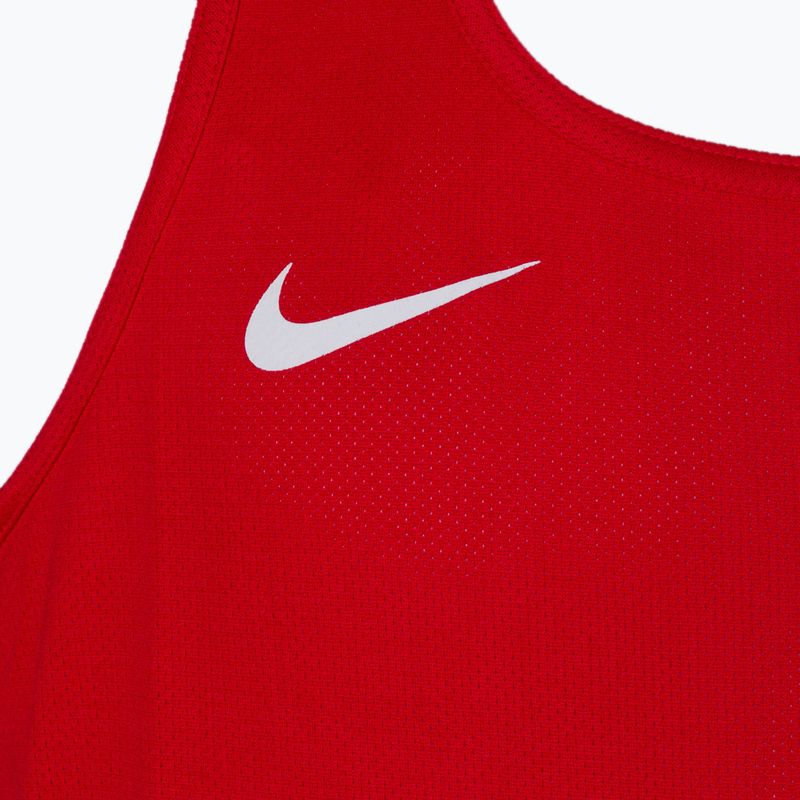 Canotta da allenamento da uomo Nike Boxing Tank scarlet/bianco 3