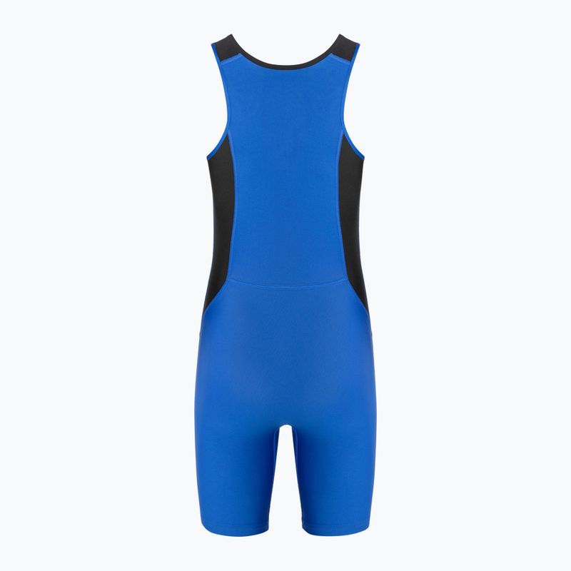 Tuta da lotta uomo Nike Weightlifting Singlet royal/black 2
