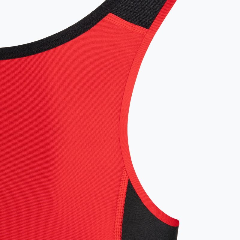 Tuta Nike Weightlifting Singlet scarlatto/nero da donna 4