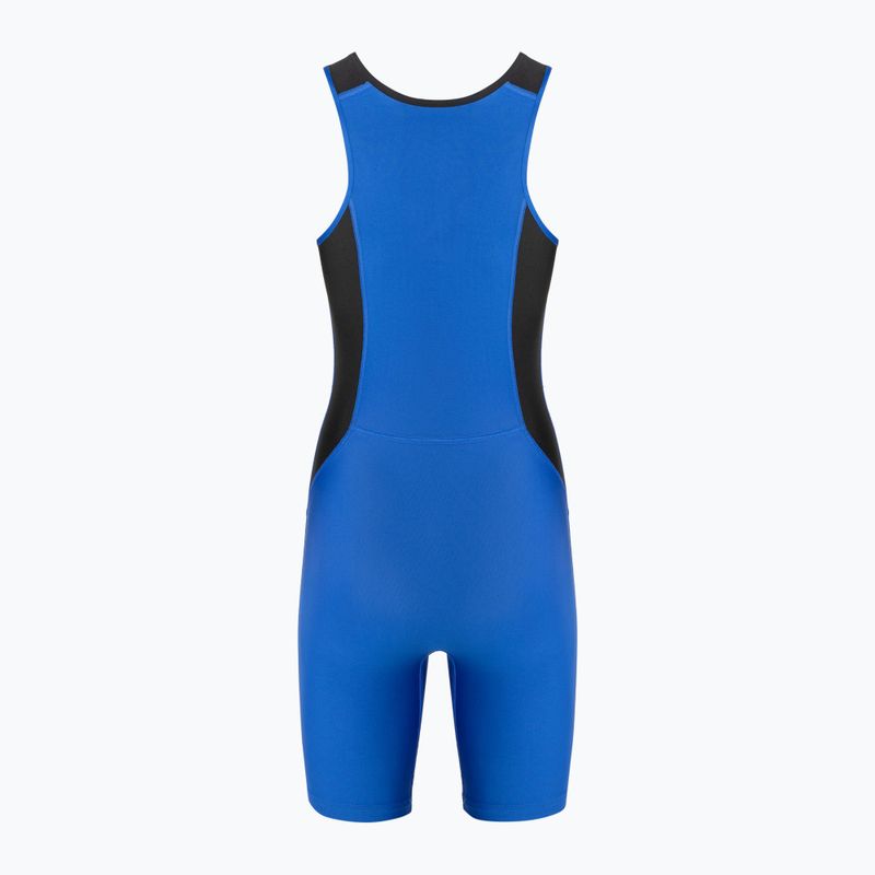 Body da lotta femminile Nike Weightlifting Singlet royal/black 2