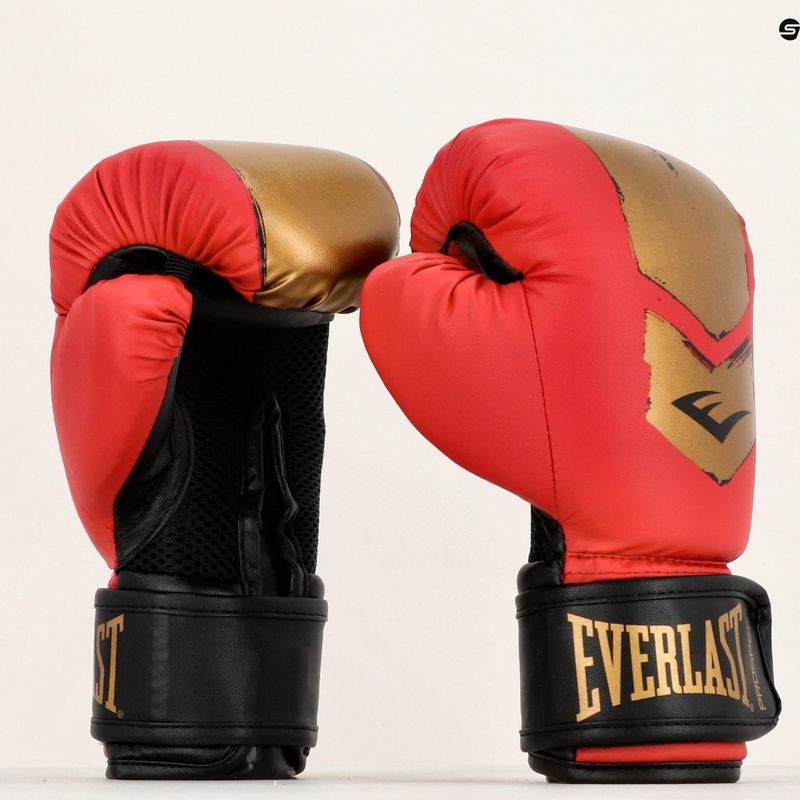 Guantoni da boxe per bambini Everlast Prospect 2 rosso/oro EV4602 RED/GLD 9