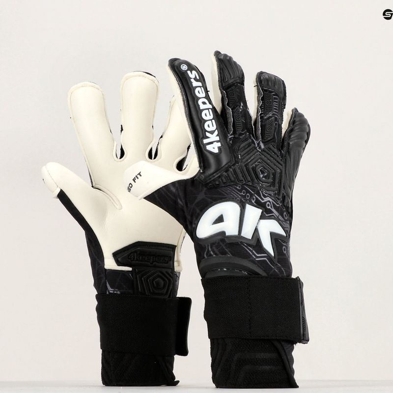 4keepers Neo Elegant RF2G Jr guanti da portiere per bambini nero 9