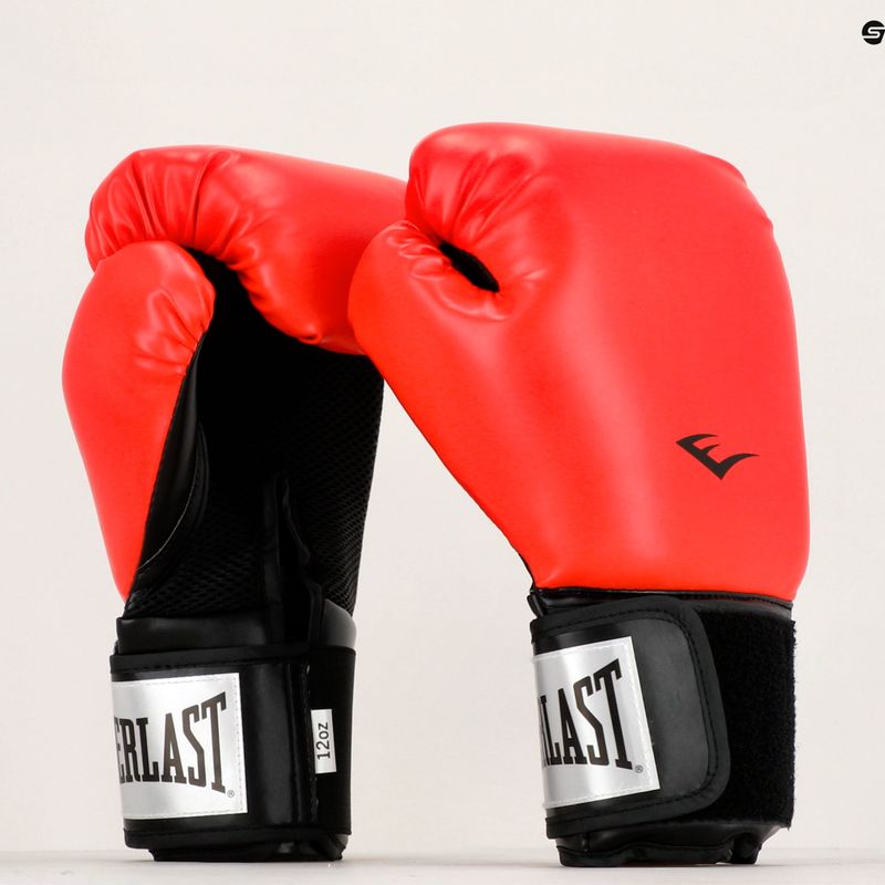 Everlast Pro Style 2 guantoni da boxe rossi EV2120 RED 9