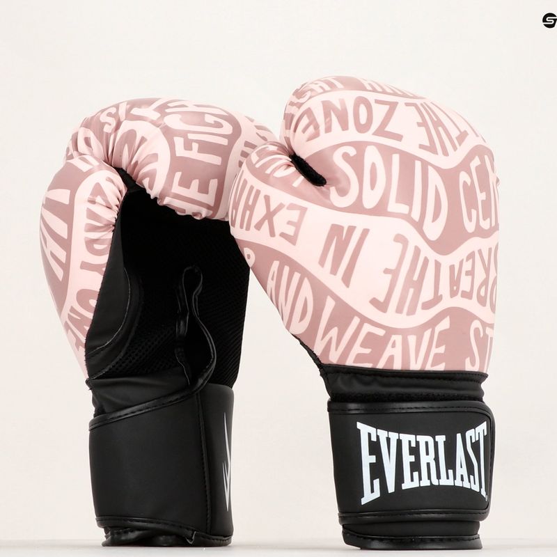 Guantoni da boxe Everlast Spark rosa/oro da donna EV2150 PNK/GLD 9