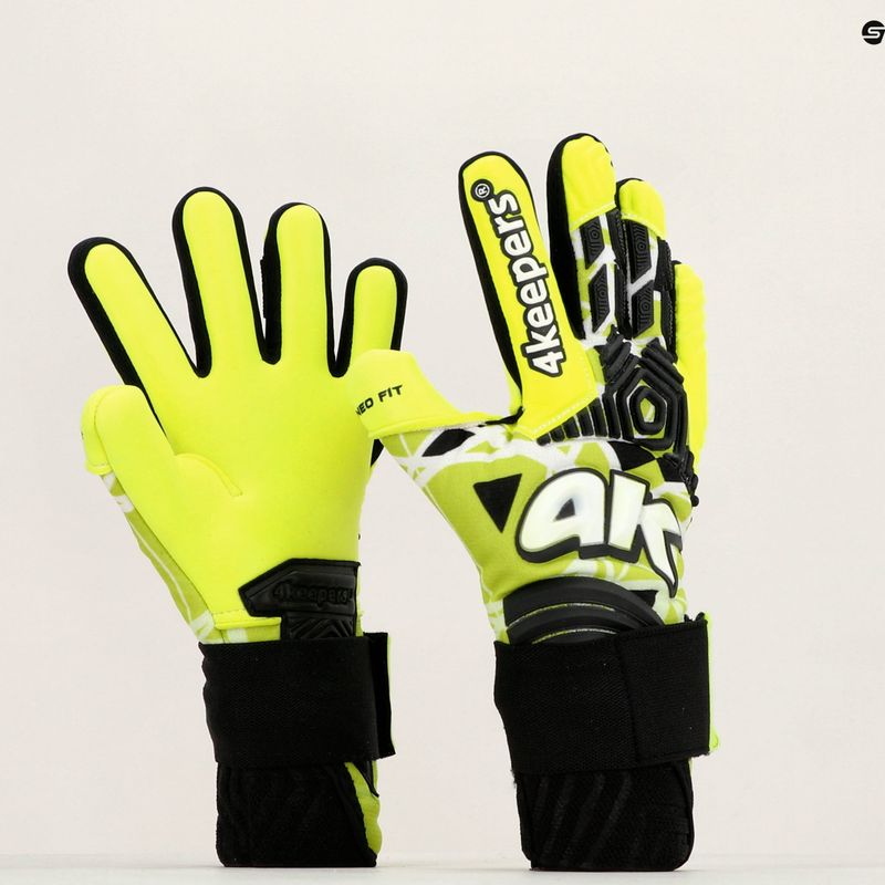 4keepers Neo Focus NC Jr guanti da portiere per bambini celadon 11