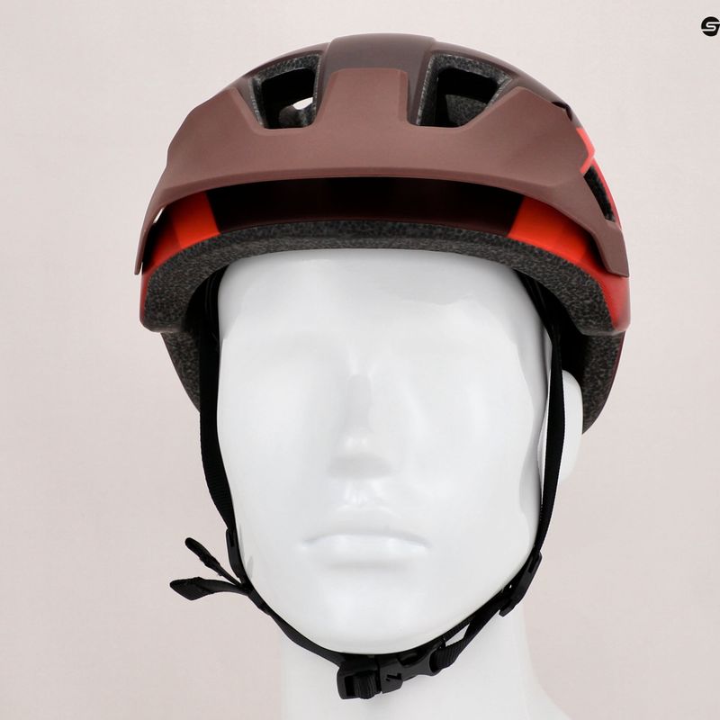 Casco per bicicletta Lazer Chiru rosso opaco 9