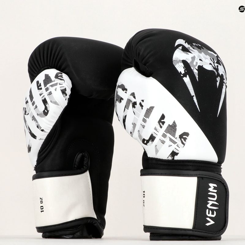 Guantoni da boxe Venum Legacy bianchi e neri VENUM-04173-108 12