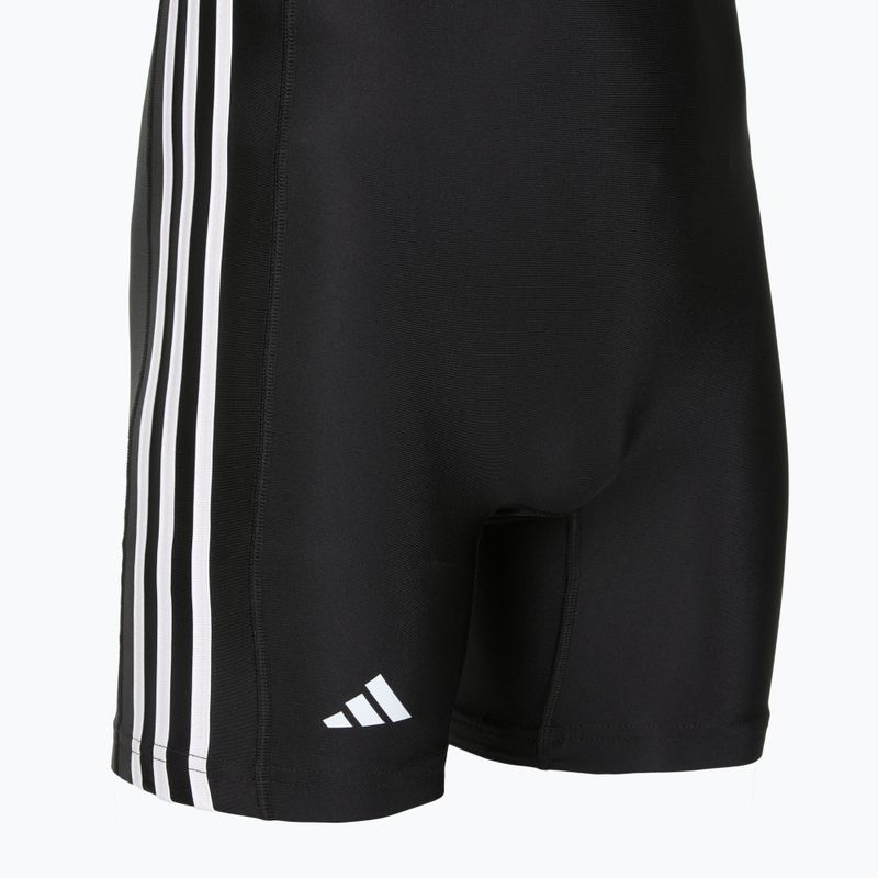 Tuta da uomo adidas 3 Stripe Singlet black/white 3