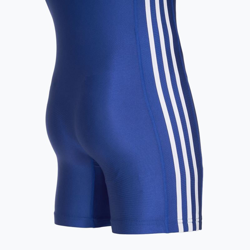 Tuta intera uomo adidas 3 Stripe Singlet royal/white 4