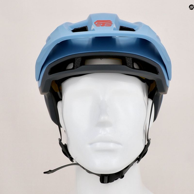 Casco da bici Fox Racing Speedframe blu polvere 8
